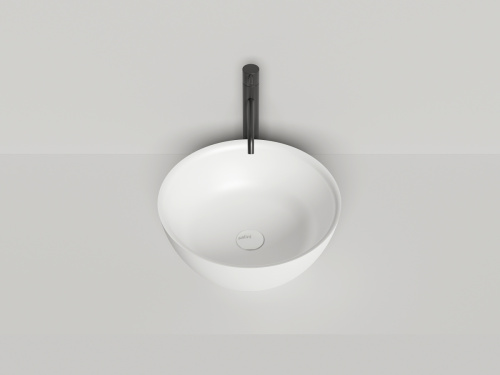 Раковина из искусственного камня S-Stone Salini ALDA 1102210MF 40х40 накладная цвет мультиколор - фото 3